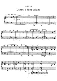 Sinistre - Franz Liszt